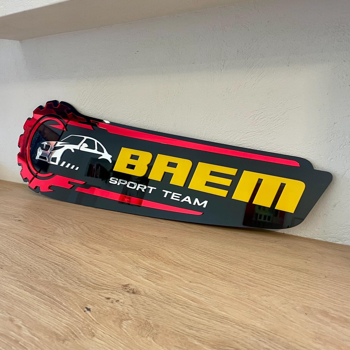 Multiple Layer Sign with Background
