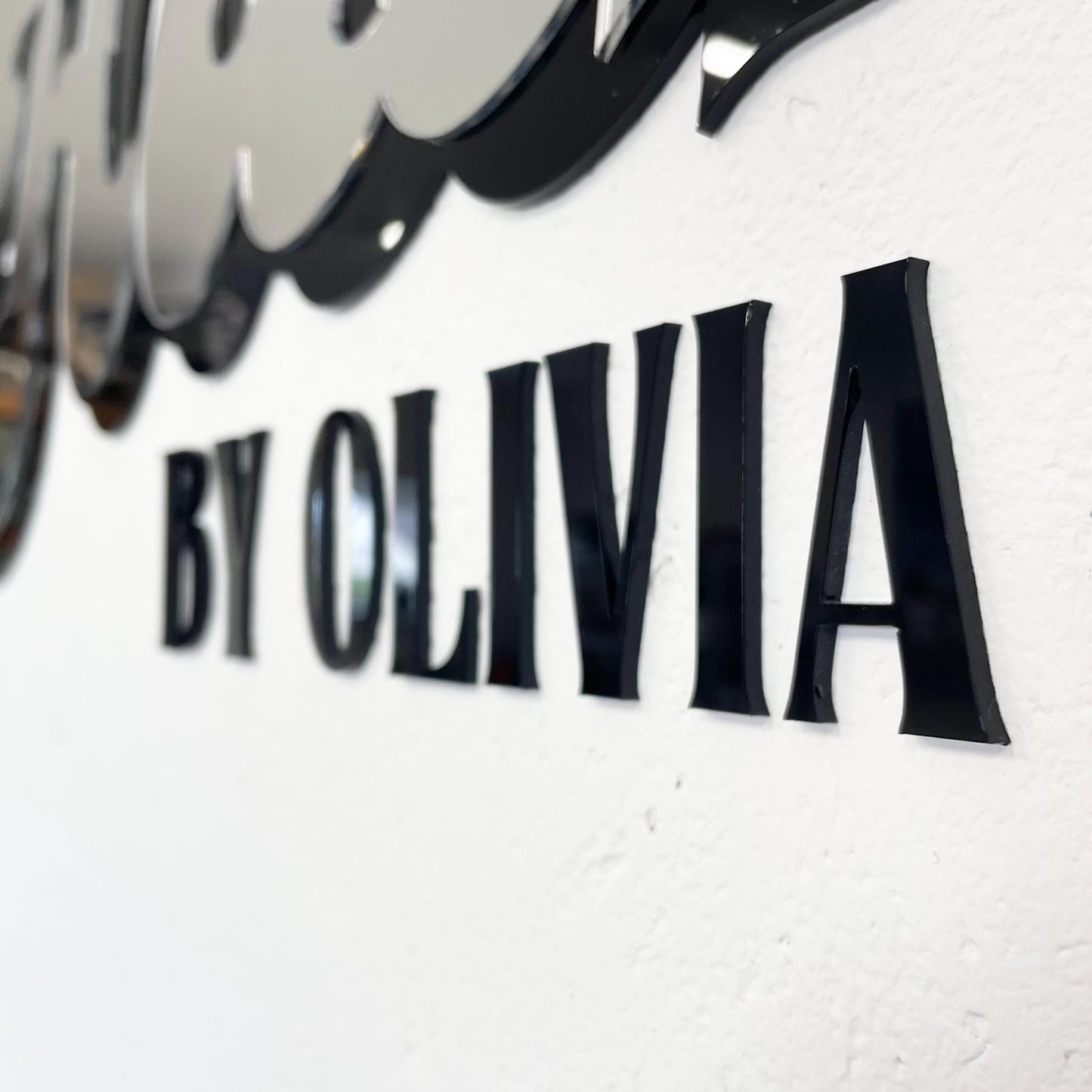 Multiple Layer Sign with Background