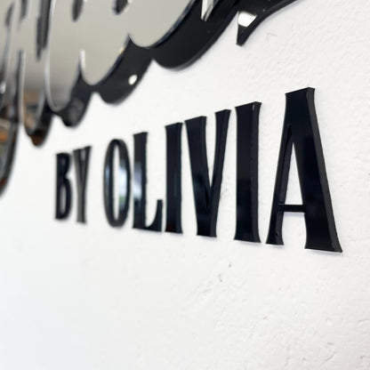 Multiple Layer Sign with Background